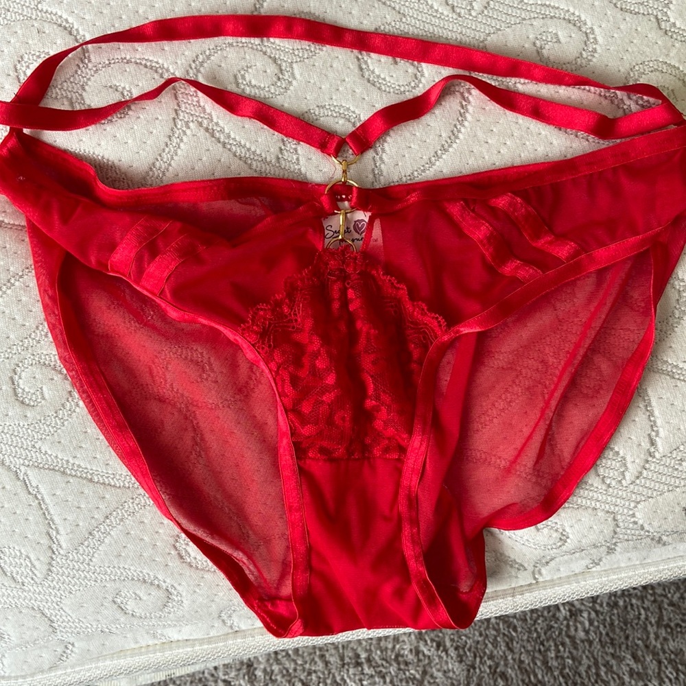 I’m selling secret treasures M red panties